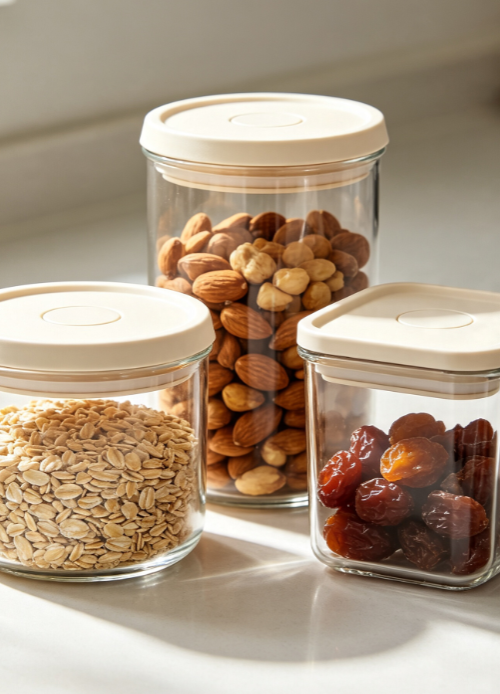 Airtight Glass Food Storage Container Set
